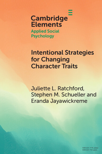 Intentional Strategies for Changing Character Traits