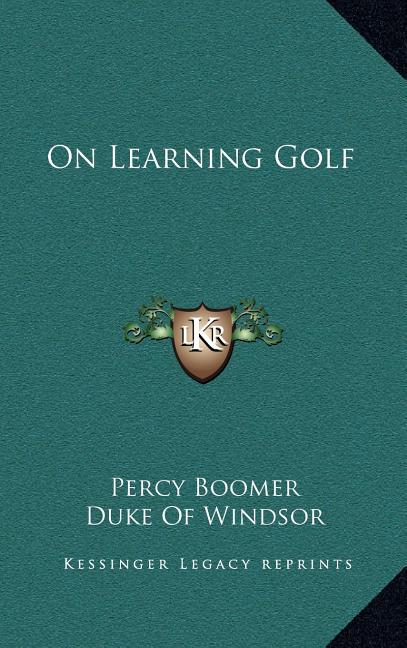 On Learning Golf