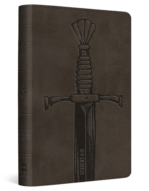 ESV Compact Bible (Trutone, Silver, Sword Design)