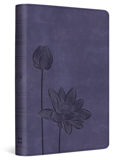 ESV Compact Bible (Trutone, Lavender, Bloom Design)