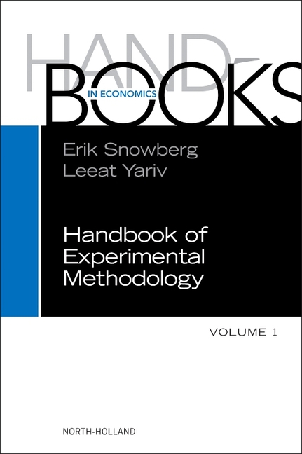 Handbook of Experimental Methodology: Volume 1