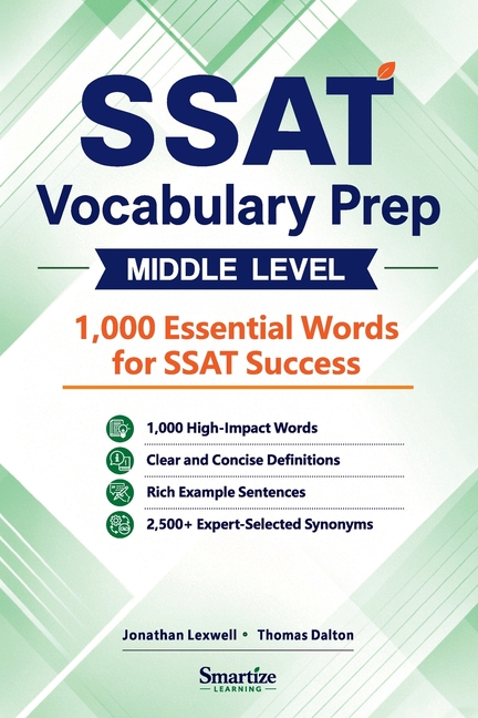 SSAT Vocabulary Prep (Middle Level): 1,000 Essential Words for SSAT Success