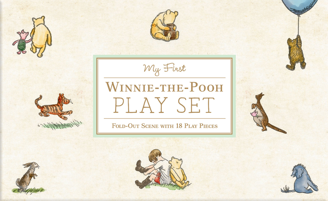 Winnie-The-Pooh Fold-Out Play Set (Includes 18 Durable Character Pieces for Endless Fun)