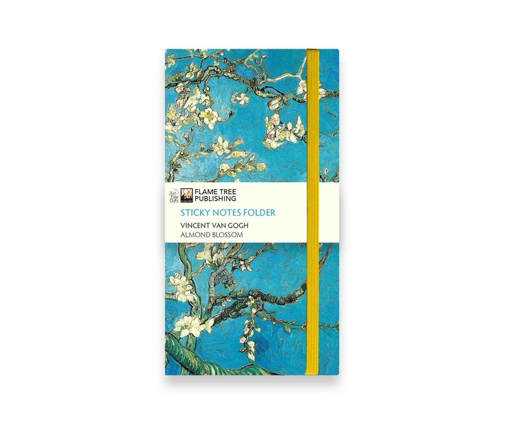 Vincent Van Gogh: Almond Blossom Flame Tree Sticky Notes Folder