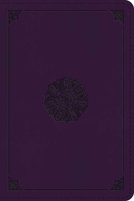 ESV Large Print Bible (Trutone, Lavender, Emblem Design)