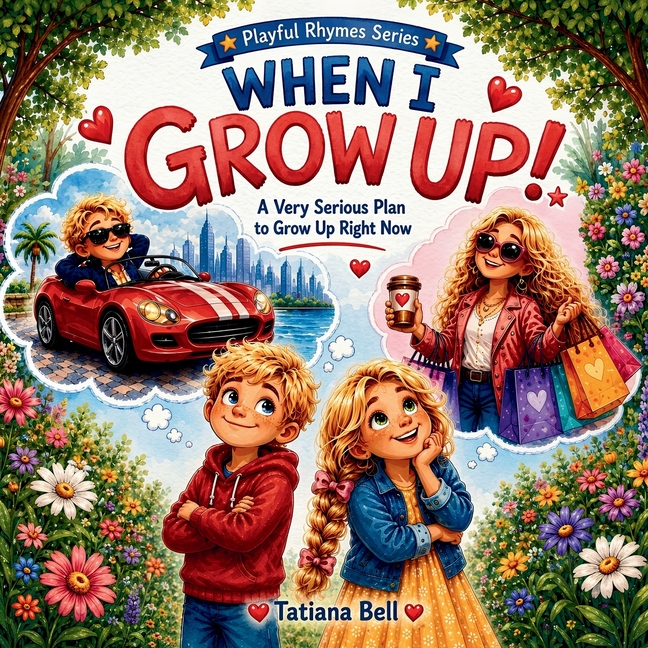 When I Grow Up!: A Very Serious Plan to Grow Up Right Now/ For Young Readers 4 - 9 years old (Playful Rhymes)