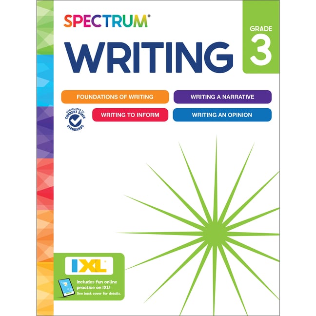 Spectrum Writing Workbook, Grade 3