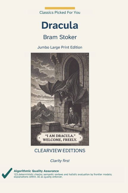 Dracula: A Clearview Large Print Edition
