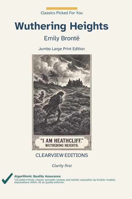 Wuthering Heights: A Clearview Large Print Edition
