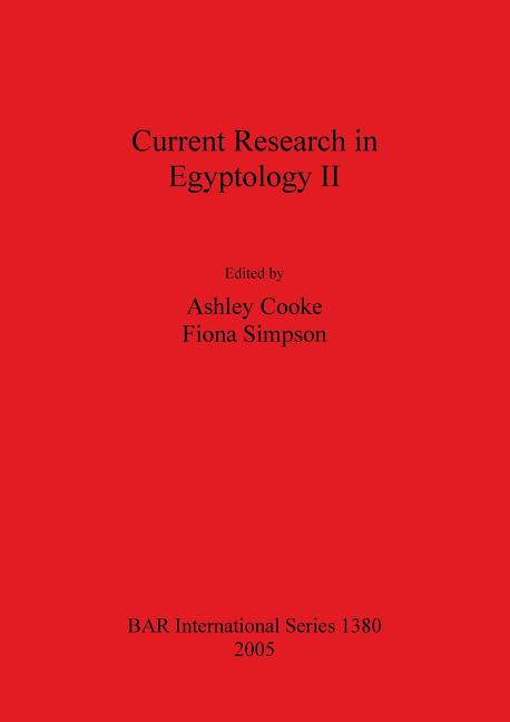 Current Research in Egyptology II: January 2001