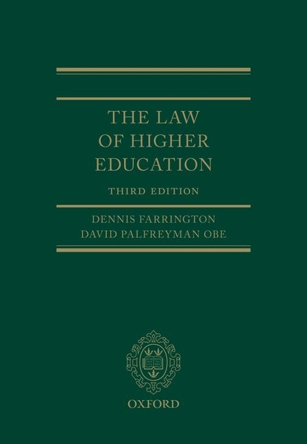 The Law of Higher Education 3e