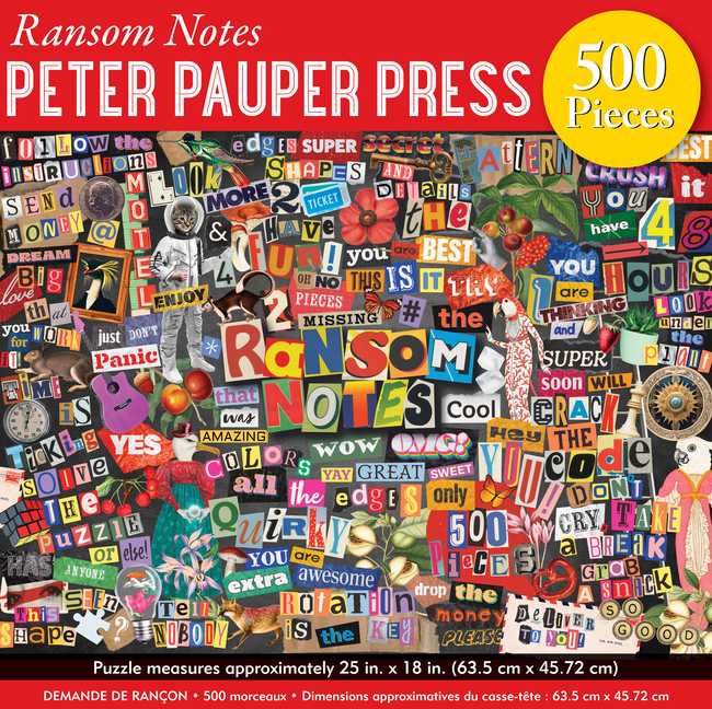 Ransom Notes 500-Piece Jigsaw Puzzle