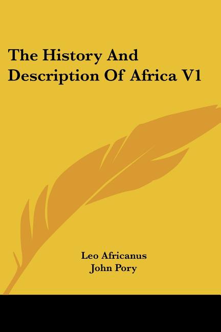 The History and Description of Africa V1