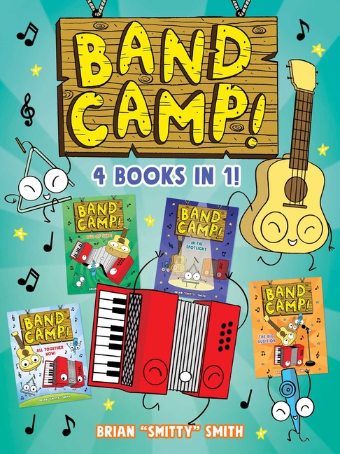 Band Camp! 4 Books in 1! (a Funny, Musical Graphic Novel Series about Summer Adventures and Making New Friends for Kids Ages 6-9)
