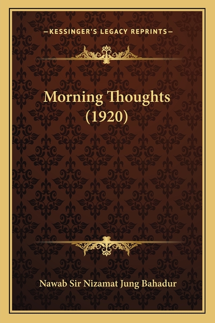 Morning Thoughts (1920)