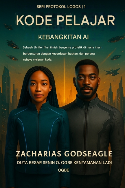 KODE ZIARAH - Kebangkitan AI (Seri PROTOKOL LOGOS - Buku 1): Sebuah thriller fiksi ilmiah bergenre profetik di mana iman berbenturan dengan kecerdasan