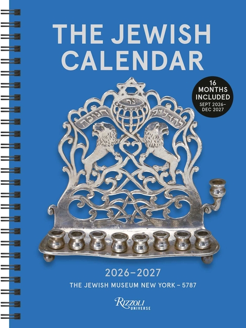The Jewish Calendar 2026-2027 (5787) 16-Month Planner