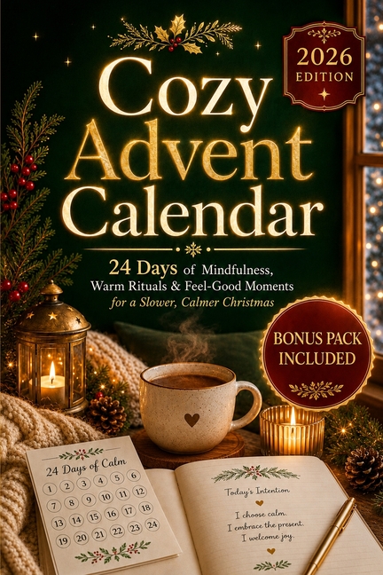 Cozy Advent Calendar: 24 Days of Mindfulness, Warm Rituals & Feel-Good Moments for a Slower, Calmer Christmas