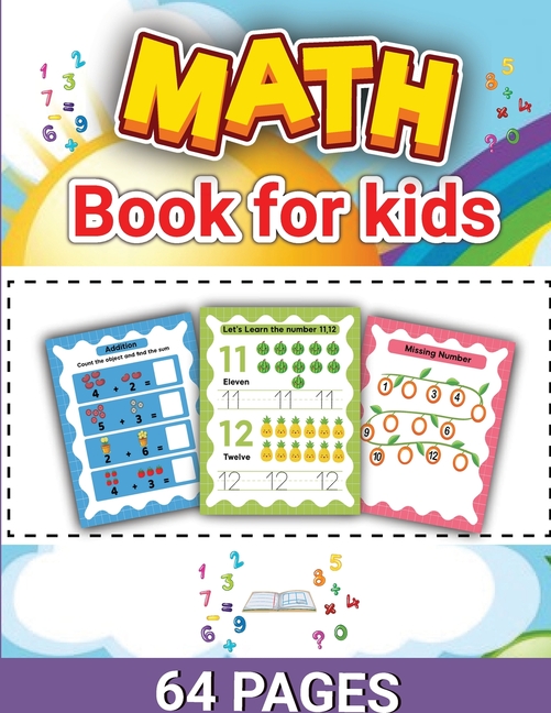 Math Activity Book for Kids: Math Activities for Kids, Math Book for Children