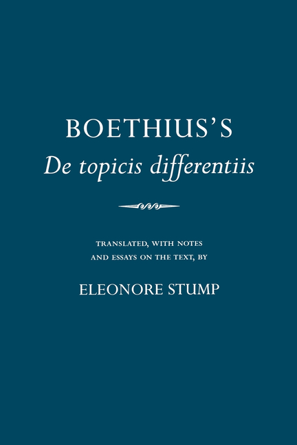 Boethius's de Topicis Differentiis