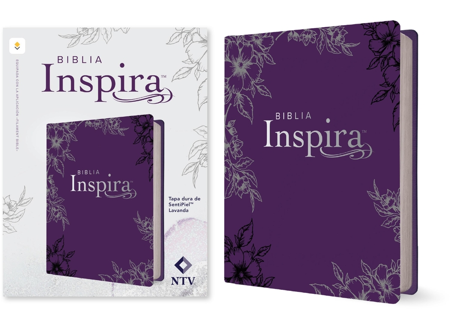 Biblia Inspira Ntv Con Filament (Tapa Dura de Sentipiel, Lavanda)