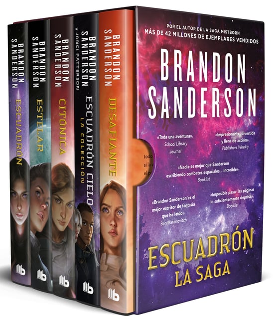 Estuche Escuadrón (Contiene: Escuadrón; Estelar; Citónica; Desafiante Y Escuadrón Cielo) / Skyward Boxed Set: Skyward; Starsight; Cytonic and Defiant