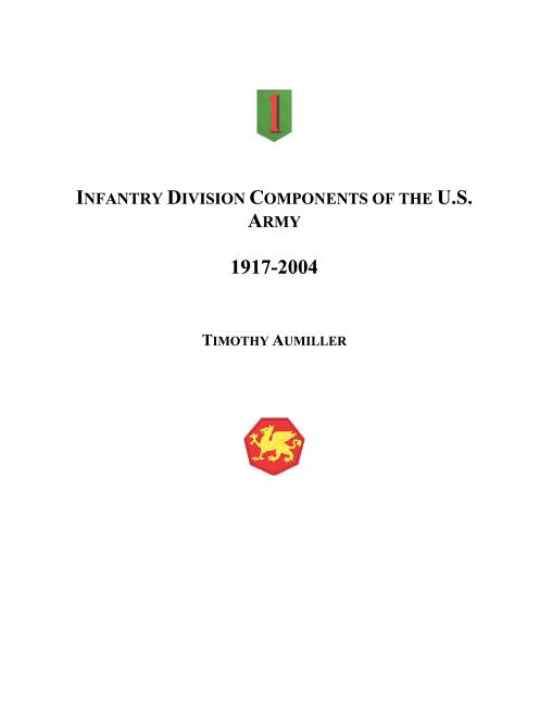 Infantry Division Components of the US Army