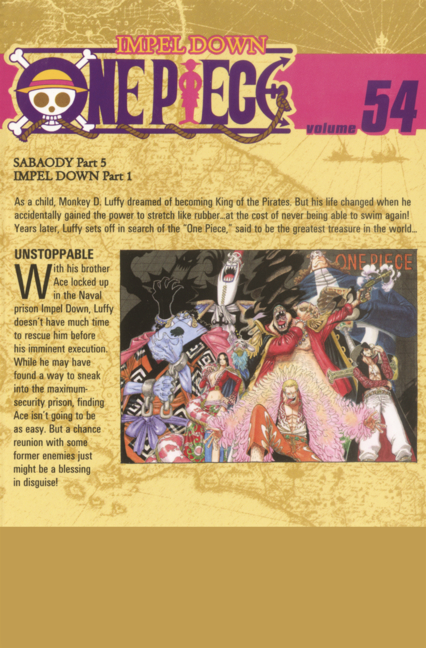 Unstoppable. (One Piece, Vol. 54)