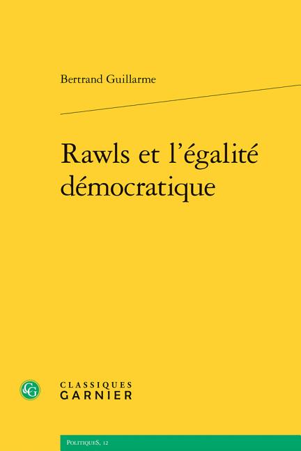 Rawls Et l'Egalite Democratique