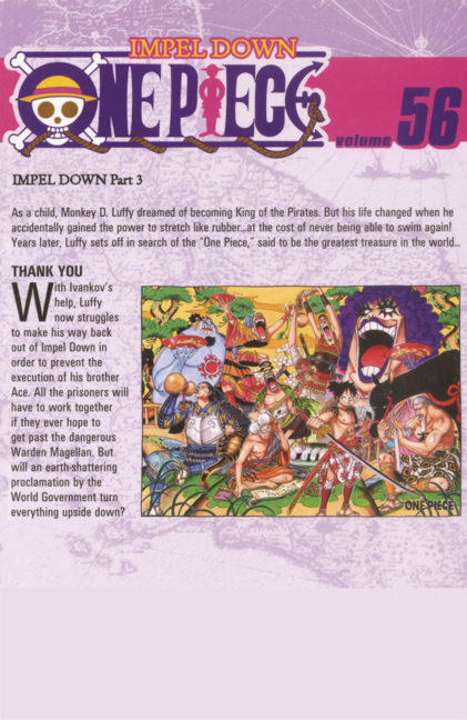 Thank You. (One Piece, Vol. 56)