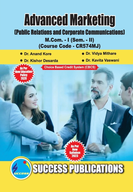 Public Relations and Corporate Communications, First Year, M.Com, Sem-II-English