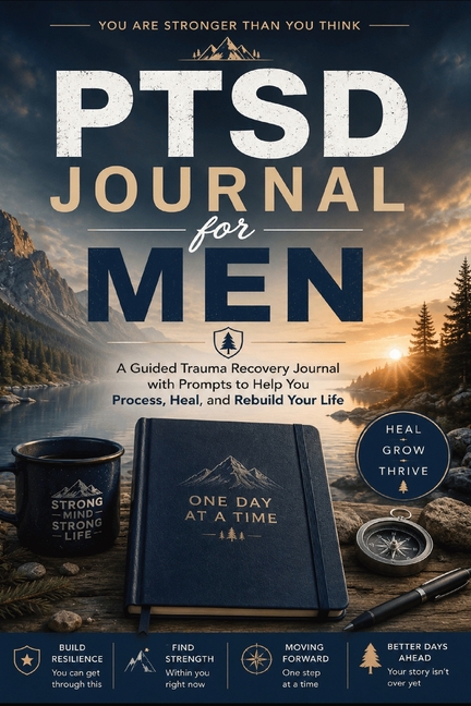 PSDT Trauma Journal For Men: A Guided Trauma Recovery Journal with Prompts to Help You Process, Heal, and Rebuild Your Life