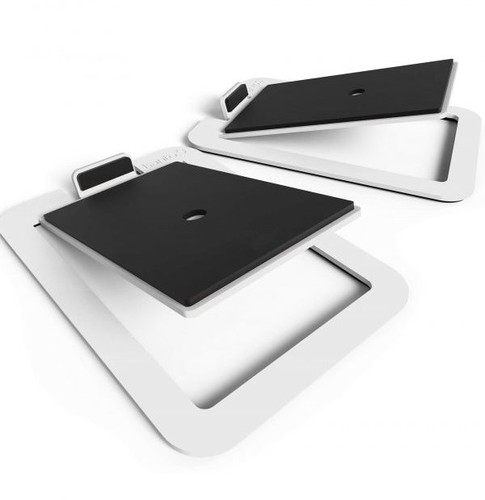 Kanto S4W Desktop Speaker Stands Midsize White