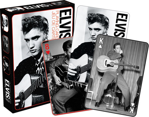 Elvis Presley Classic Black & White Playing Cards Deck