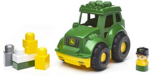 MEGA BLOKS First Builders Block Buddies John Deere Lil' Tractor, 6 Piece Toddler Building Toy Set