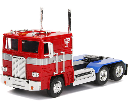 Transformers G1 - 1:24 Optimus Prime Die-Cast Truck with Robot Chassis