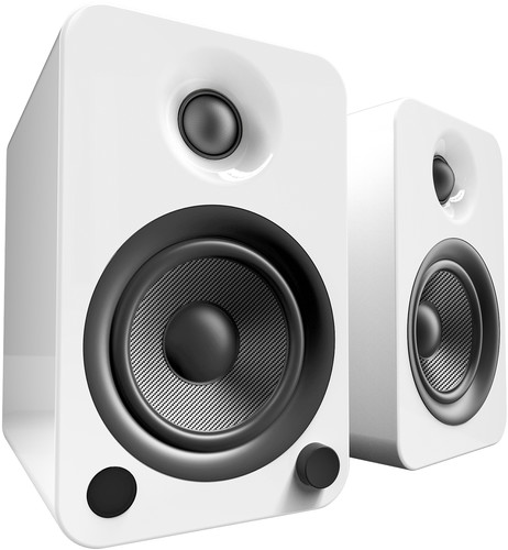 Kanto YU4MW Bluetooth Powered Speakers - 140 Watts - Phono Preamp (Matte White)