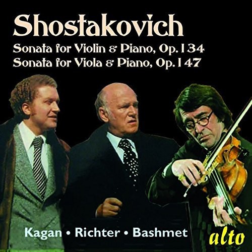 Shostakovich: Vilolin Sonata Viola Sonata Opp. 134 (CD)