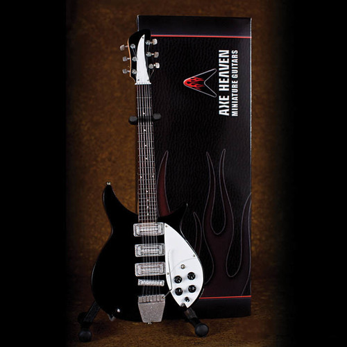 Signature "Ed Sullivan Show" Black 10 Inch Miniature Guitar Replica