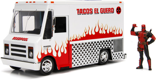 Marvel Deadpool - 1:24 Taco Truck Die-Cast Car & Deadpool Figure
