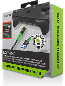 XBOX Accessory: Power - BIONIK LYNX USB--C Charge Cable - 6 feet - Black