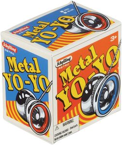 Schylling Retro YO-YO Classic Metal Red/Blue/Silver