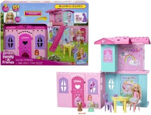 Barbie Barbie Club Chelsea Pop-Up House, Blonde Doll