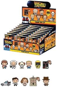 Back To The Future (40th Anniversary) - 3D Foam Bag Clip - 24pc Blind Bag PDQ