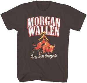 Morgan Wallen - Long Live Cowgirls T-Shirt -- 2XL Brown 39541048A5