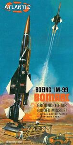 Boeing IM-99 Bomarc Ground-to-Air Guided Missile with Launch Platform 1/56 Scale Model Kit