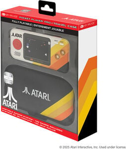 My Arcade - Atari Pocket Player Pro Portable Handheld Gaming System With Travel Case