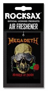 Rocksax - Megadeth - Master of Death - Air Freshener (Vanilla)