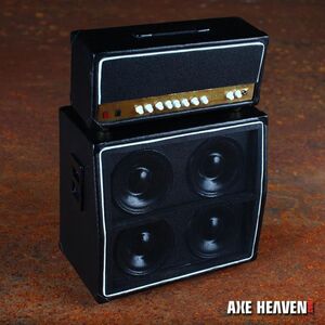 Classic MS Amplifier Head w 4 x 12 Style Speaker Cabinet 1:4 Scale Black