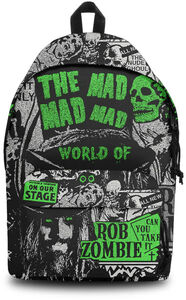 Rocksax - Rob Zombie - Mad Mad World - Daypack with Laptop Pocket (Black)